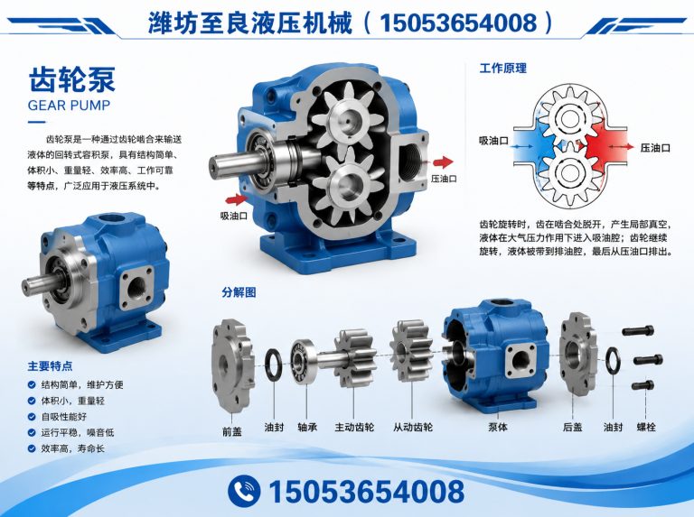临朐县潍坊至良液压机械展示图